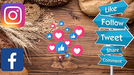 Instagram & facebook - Social Media für Bäckereien
