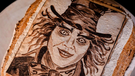 Kreative Brotmalerei